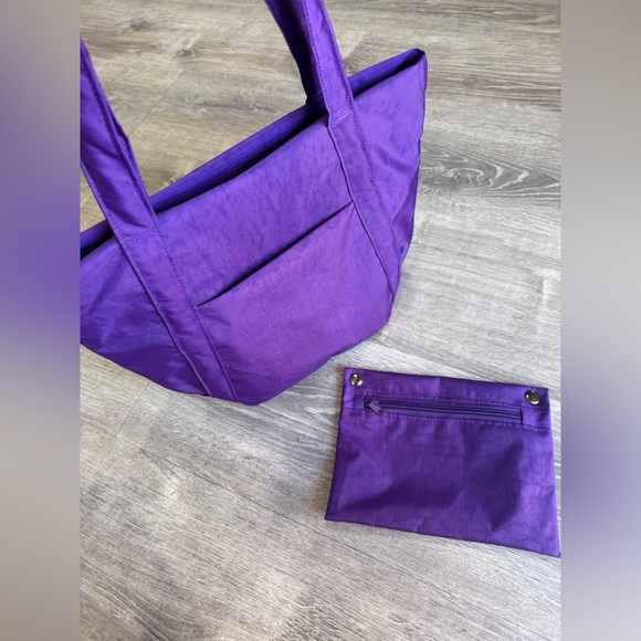 Handmade Water Repellent Nylon Tote Bag Minimalist Shoulder Hobo Purse - Picture 17 of 17